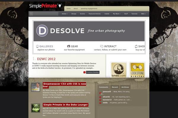 Coldstone theme site design template sample