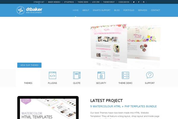 simplesocialinbox.com site used Dtbaker-wp-theme