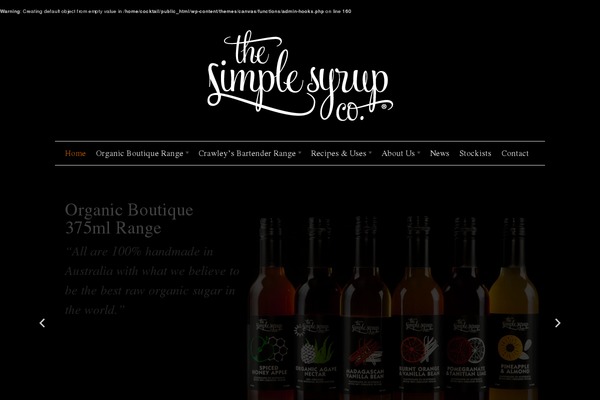 WordPress website example screenshot