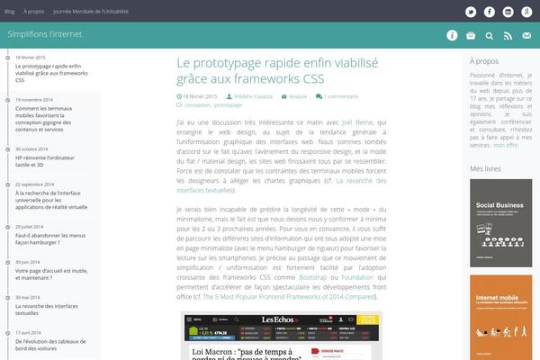 simpleweb.fr site used Fredcavazza-2014