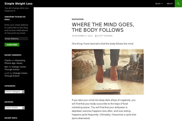Twenty Fourteen theme site design template sample