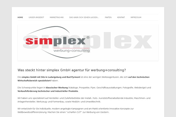 WordPress website example screenshot