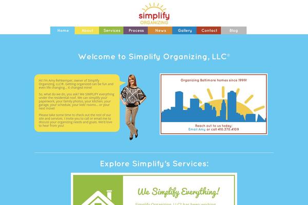 simplifyorganizing.com site used Divi Child