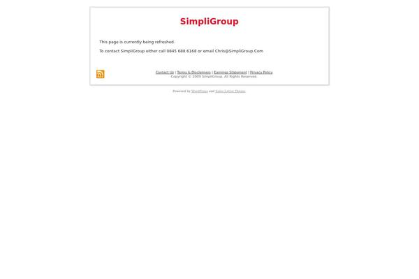 simpligroup.com site used Blank_sales_page_theme-9980