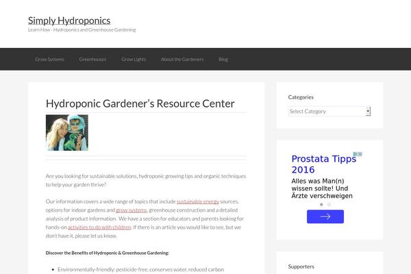 Genesis theme site design template sample