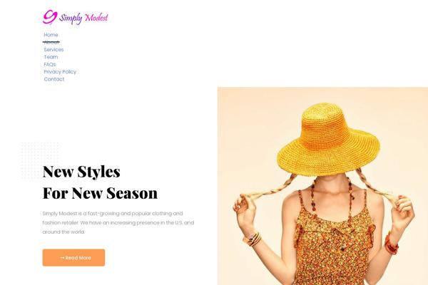 WordPress website example screenshot