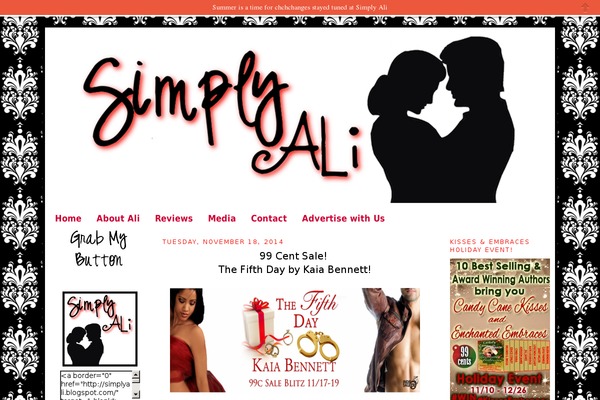 simplyali.com site used Modern Portfolio