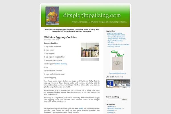WordPress website example screenshot