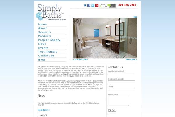 simplybaths theme websites examples