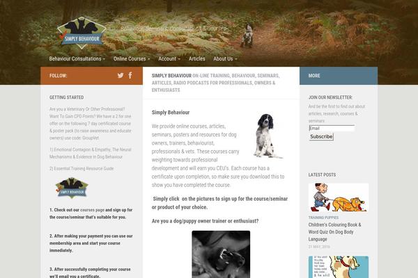 Hueman theme site design template sample