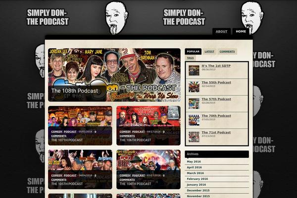 simplydonthepodcast.com site used Tb3
