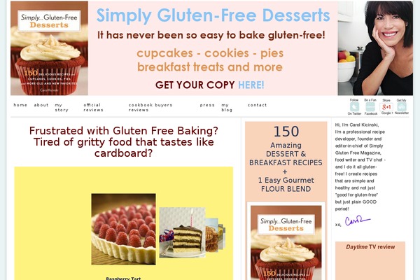 simplyglutenfreedesserts.com site used Thesis1.8