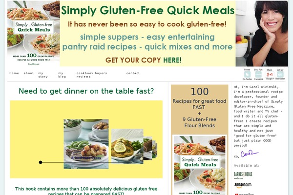 simplyglutenfreequickmeals.com site used Thesis1.8