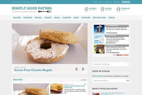 simplygoodeating.com site used Simplygoodeating