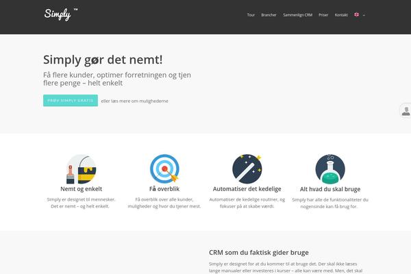 Salient theme site design template sample