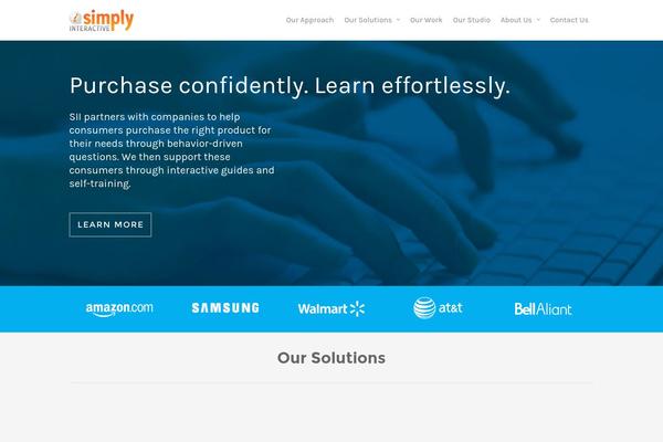 WordPress website example screenshot