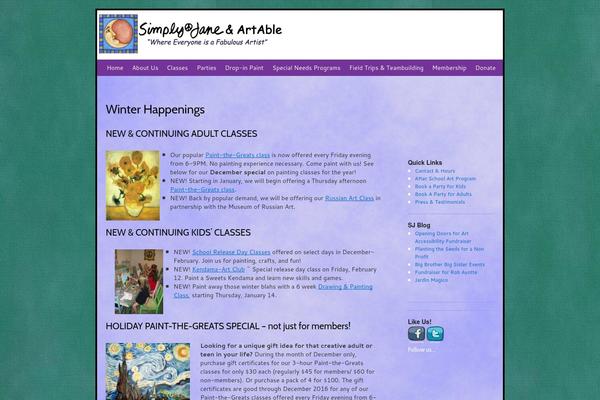 Twentyten-child theme site design template sample