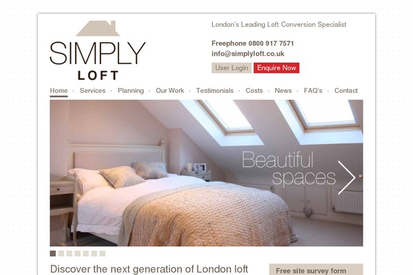 simplyloft.co.uk site used Simplyloft