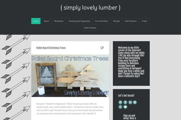 simplylovelylumber.com site used Diarjo Lite