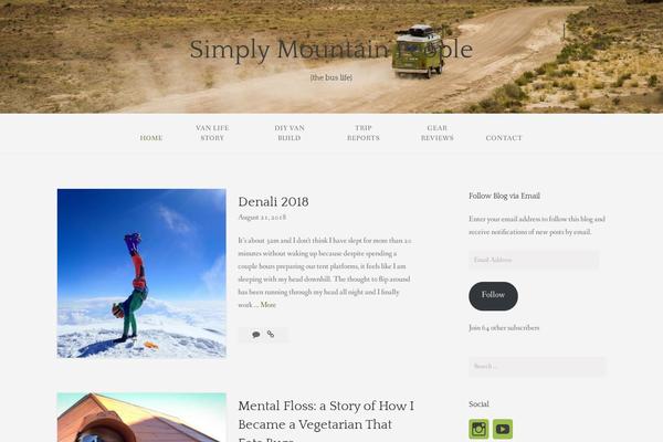 WordPress website example screenshot