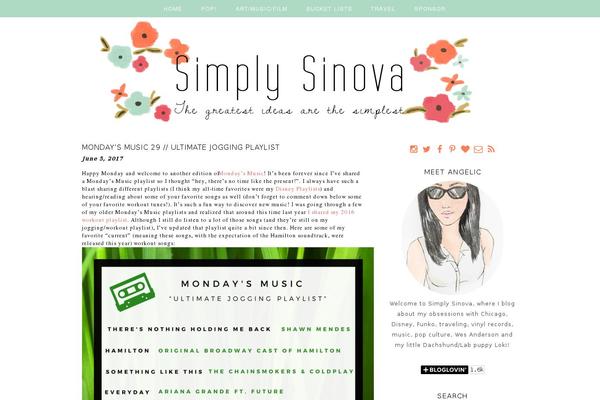 simplysinova.com site used The-little-things-wordpress-theme