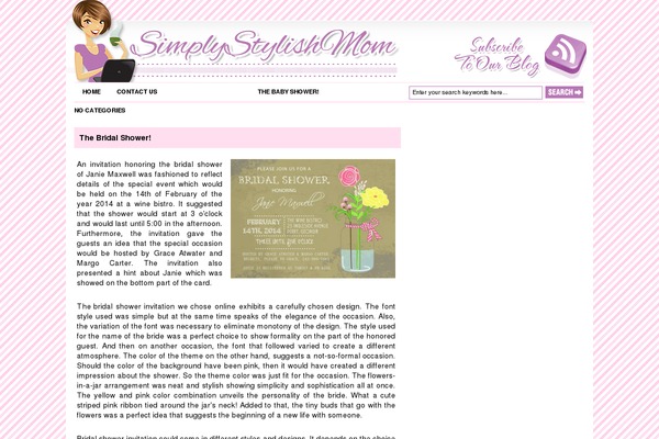 WordPress website example screenshot