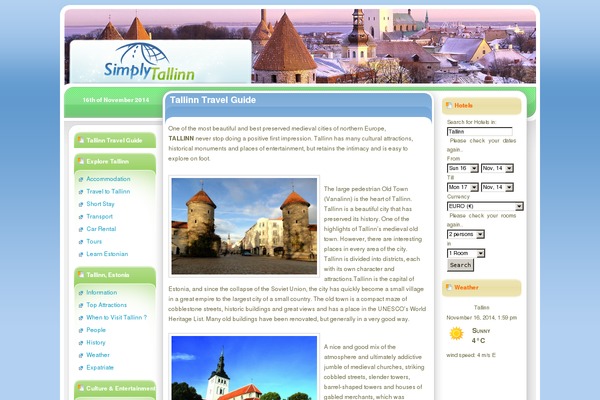 simplytallinn.org site used Simplytravel