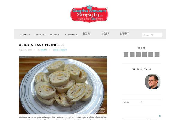 simplyty.com site used Foodie Pro