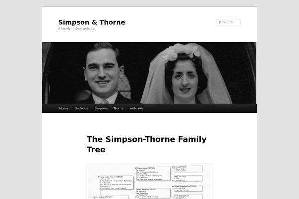 Twenty Eleven theme site design template sample