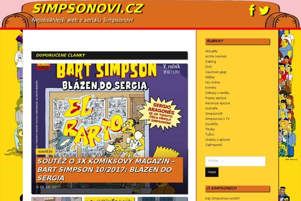 simpsonovi.cz site used Simpsonovi2