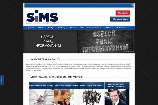 sims.sk site used Sims