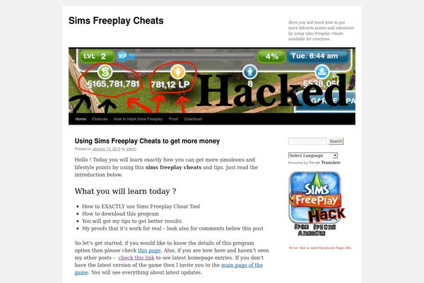 Site using Digg Digg plugin