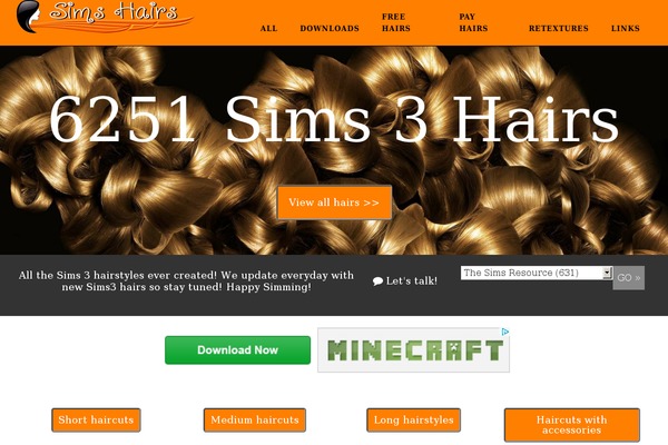 simshairs.com site used Minimum-pro_v3.0