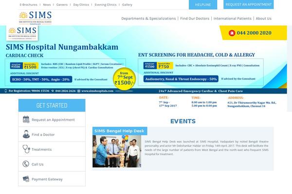 simshospitals.com site used Sims-hospital