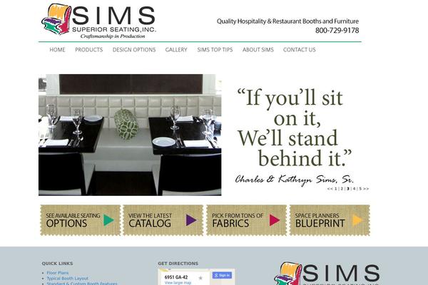 simsseating.com site used Interior-pro-child