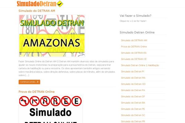 simuladodetran.org site used Simulado-detran