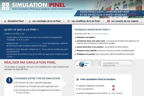 simulation-pinel.fr site used Simulationpinel