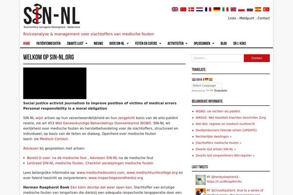 sin-nl.org site used Sin