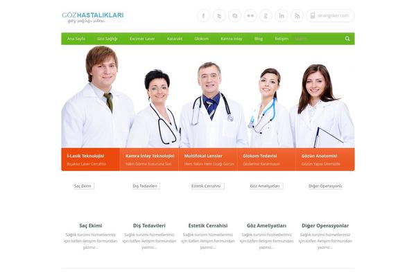 Healthpress Theme theme site design template sample