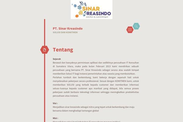 sinarkreasindo.com site used Hex