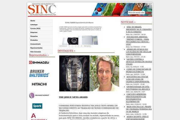 sinc.com.br site used Omnitheme