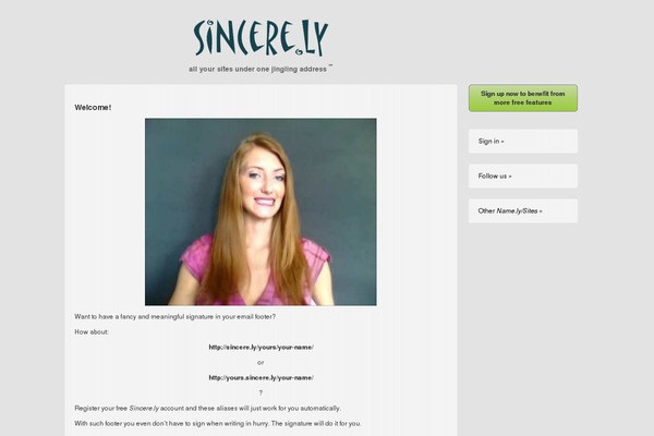 sincere.ly site used Brieflyrootpro