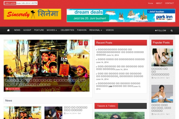 WordPress website example screenshot