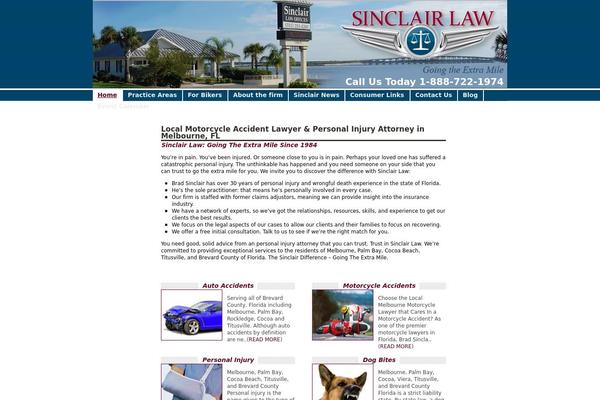 sinclairlaw.com site used Sinclairlaw