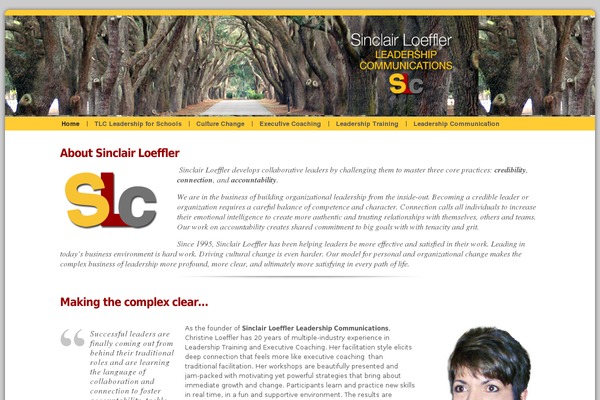 sinclairloeffler.com site used Thecorporate3