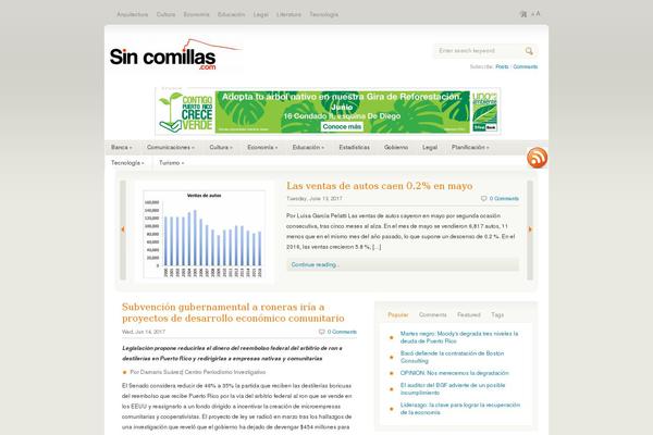 sincomillas.com site used Barcelona