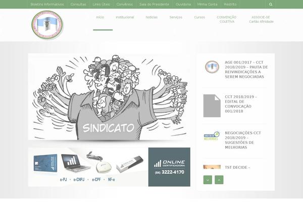 sindcontrn.org site used Sindcontrn