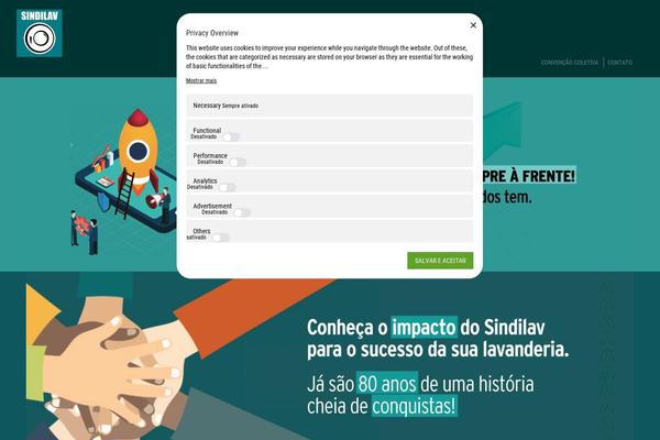 sindilav.com.br site used Sindilav2020