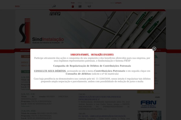 sindinstalacao.com.br site used Fapnet