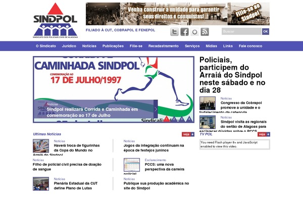 sindpol-al.com.br site used Make2-tema